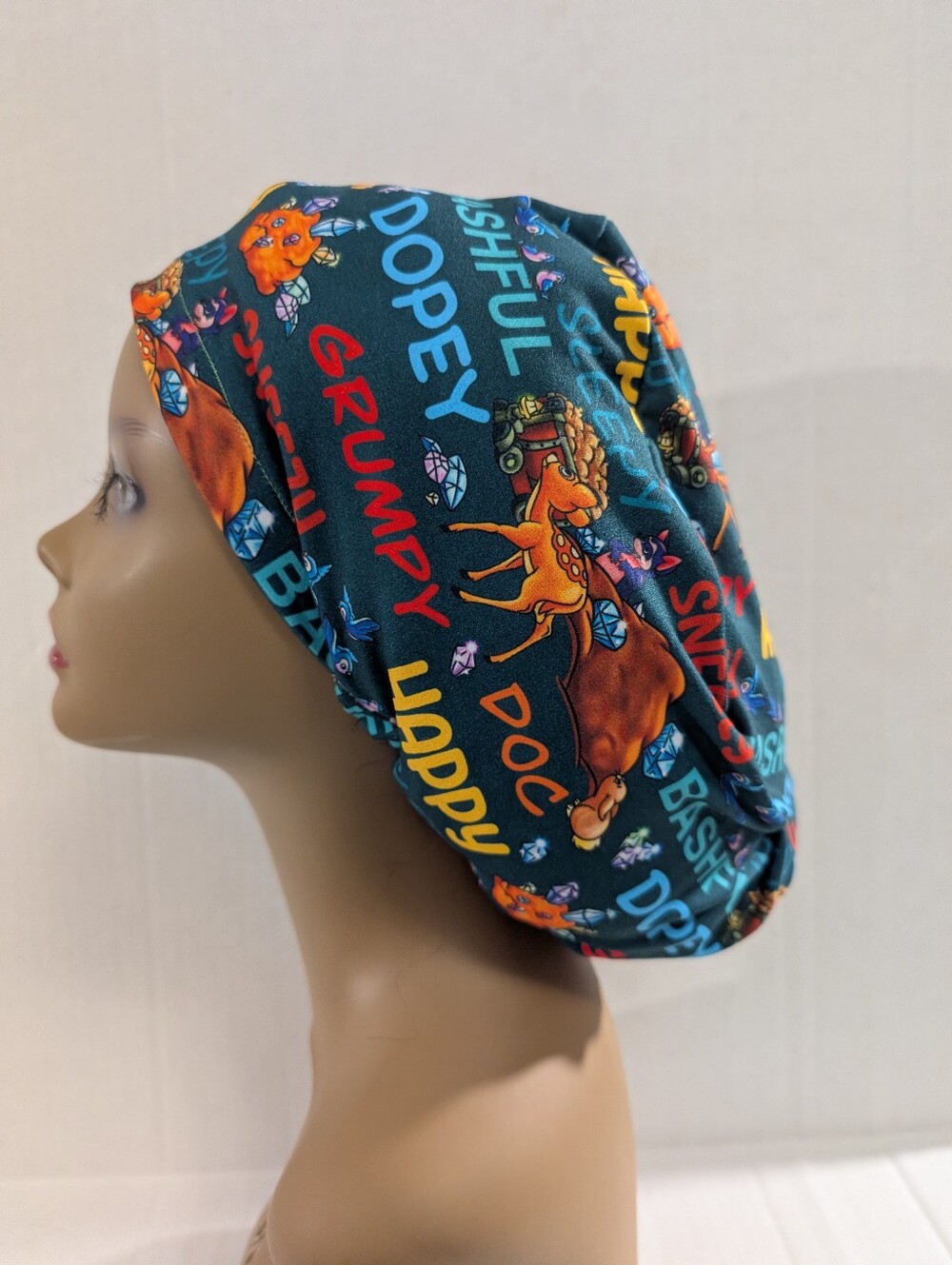 Snow White, Euro Style Scrub Cap, Scrub Cap